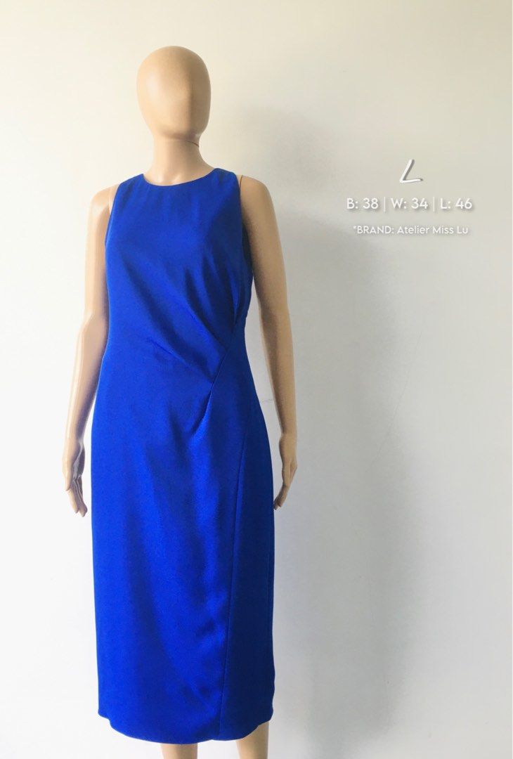 Royal Blue Elegant Office Midi Dress (Category: Dresses) located in Daraga. Submitted by kaiyele (Listing ID 1336010909, Image 2). Description: .