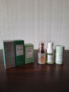 SKINTIFIC SymWhite 377 Dark Spot Serum + 2% Salicylic Acid Anti Acne Serum + Mugwort Acne Clay Stick Set