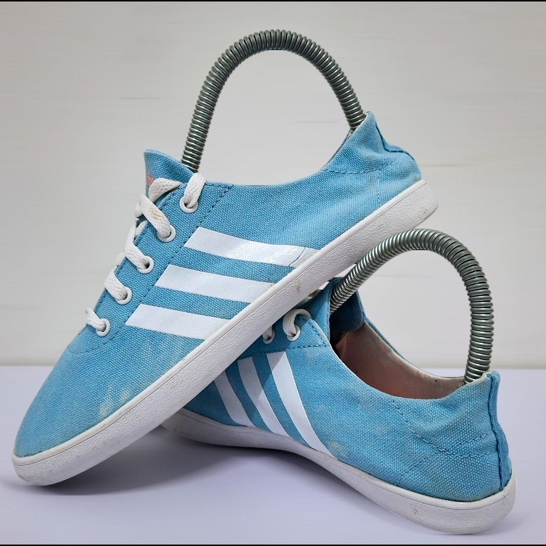 Sepatu Adidas Neo Easy Sky Blue 36 Fesyen Wanita Sepatu di Carousell