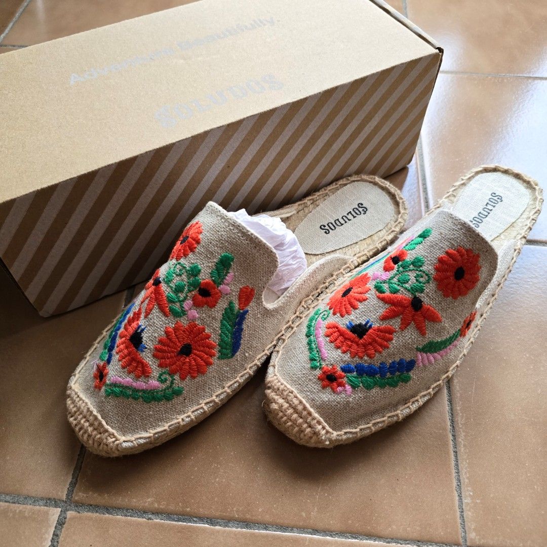 Soludos frayed mule store