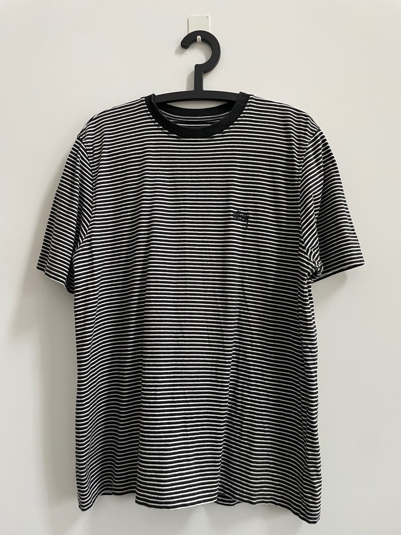 Stussy striped t shirt hot sale