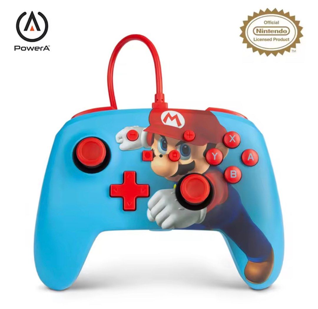 Super Mario Nintendo Switch Controller, Video Gaming, Video Game ...
