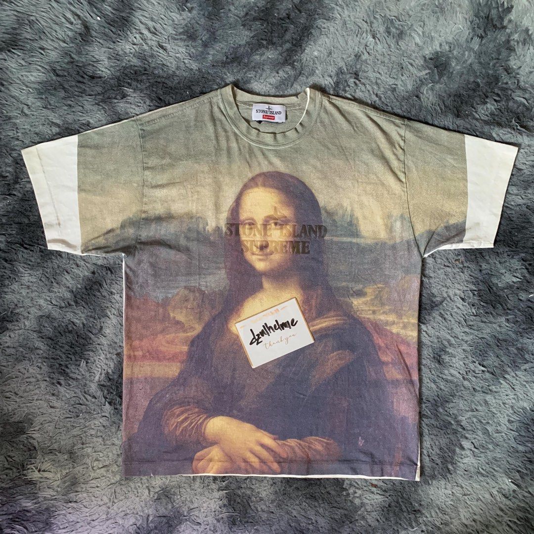 Supreme x Stone Island Mona Lisa Tee