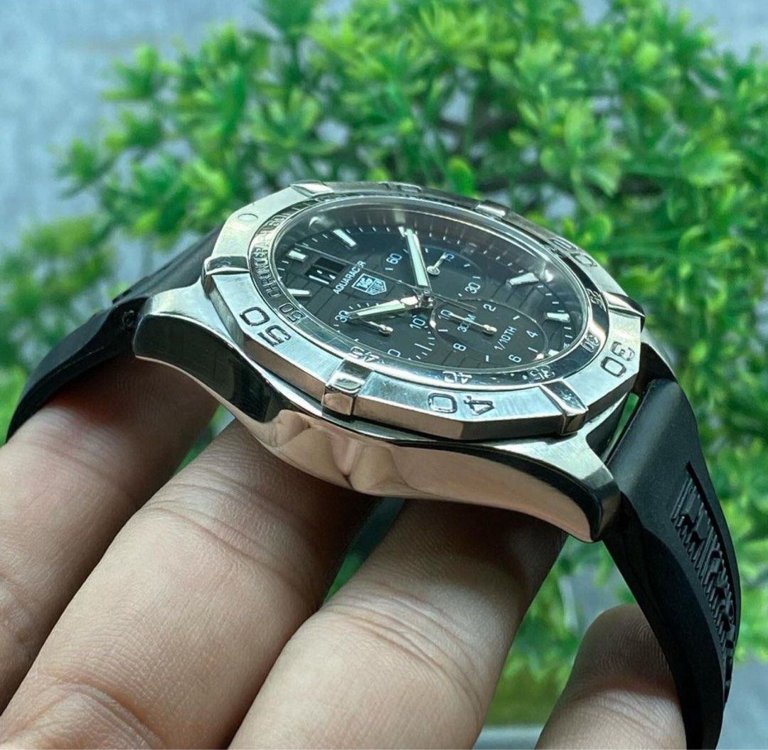 Tag Heuer Aquaracer Chronograph Grande Date 300M CAF101E Quartz 43mm