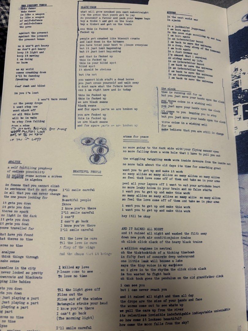 THOM YORKE ZINE book トムヨーク THOM YORKE 2024 TOUR ZINE BOOK