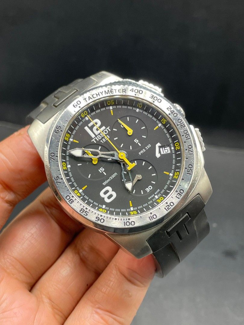 Tissot T-Sport PRS 330 Chronograph, Barang Mewah, Jam Tangan di