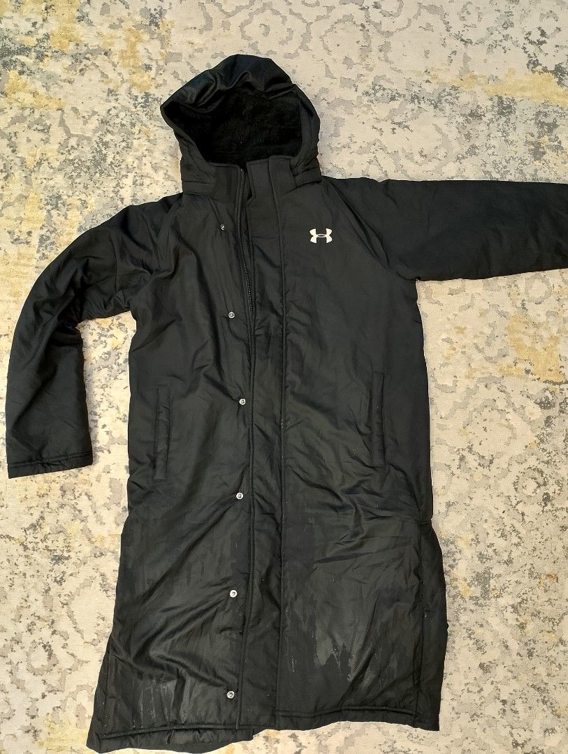 Under Armour Bench Coat UA Insulated Long Coat Men s Fashion Coats Jackets and Outerwear on Carousell