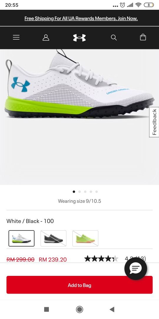 Under armour futsal shoes on sale