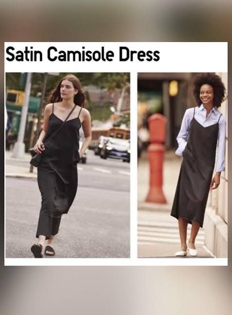 Slip dress uniqlo deals