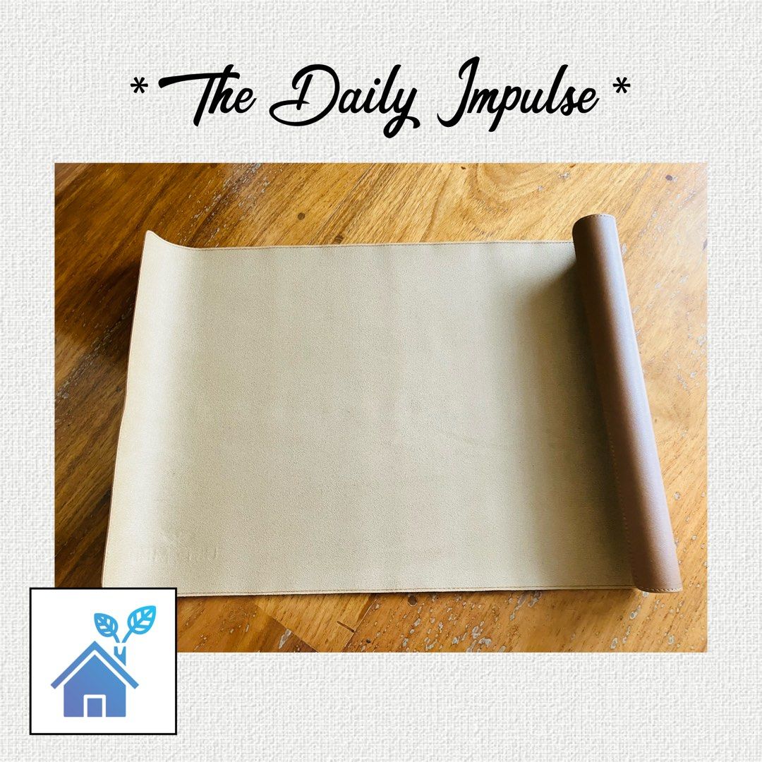 UST MED Leather Desk Mat (Category: Mouse & Mousepads) located in Makati City. Submitted by the_daily_impulse (Listing ID 1335982071, Image 2). Description: ▪️Brand new; Never been used 🆕 ▪️Condition: 10/10 ⭐️ ▪️Dimension: Length: 66 cm; Width: 40.5 cm ▪️RFS: Decluttering 🧹 ❌ NO RETURN / REFUND ❌ 🏷️ Computer Mat, Desk Mat, UST, UST Med, Leather.