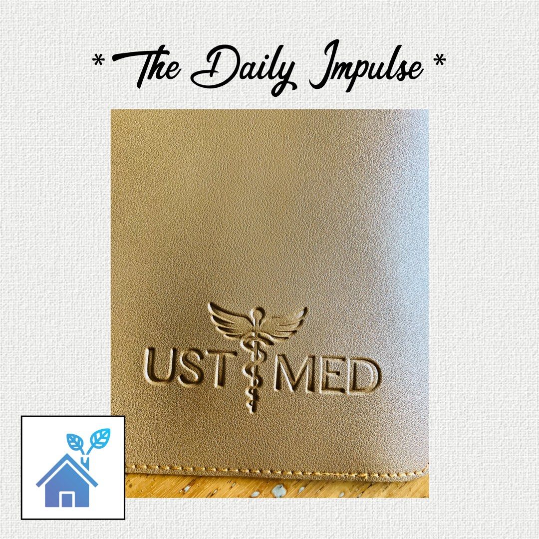 UST MED Leather Desk Mat (Category: Mouse & Mousepads) located in Makati City. Submitted by the_daily_impulse (Listing ID 1335982071, Image 3). Description: ▪️Brand new; Never been used 🆕 ▪️Condition: 10/10 ⭐️ ▪️Dimension: Length: 66 cm; Width: 40.5 cm ▪️RFS: Decluttering 🧹 ❌ NO RETURN / REFUND ❌ 🏷️ Computer Mat, Desk Mat, UST, UST Med, Leather.
