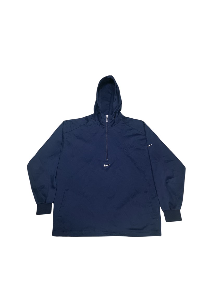 swoosh half zip