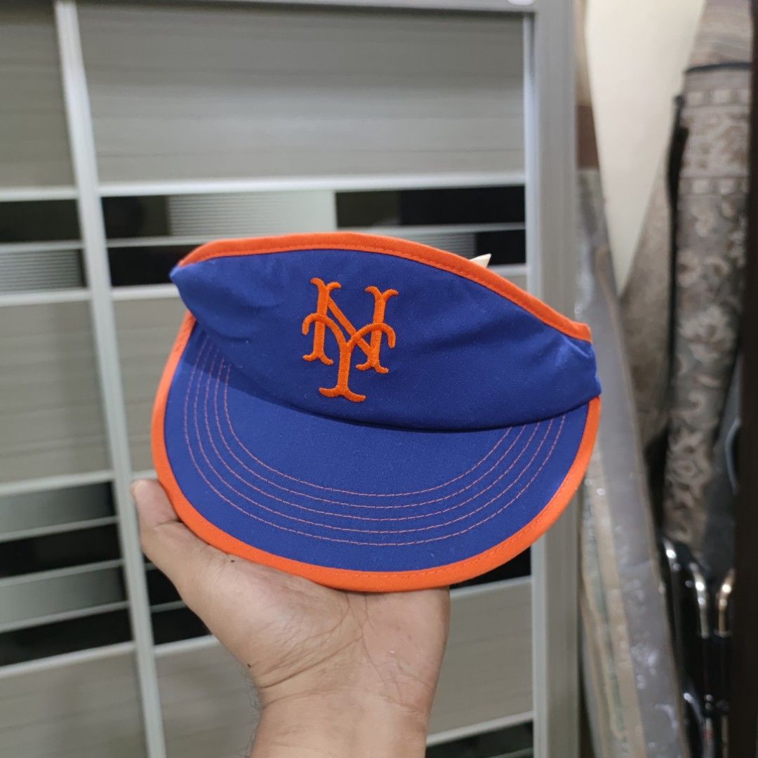 VINTAGE MLB NEW YORK METS VISOR HAT BY SPORTS SPECIALTIES Men s Fashion Watches Accessories Cap Hats on Carousell