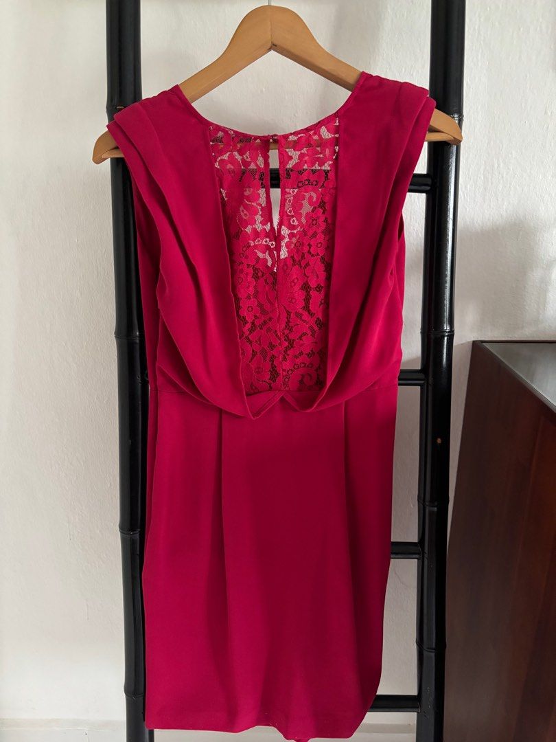 Warehouse cowl back dress cheap
