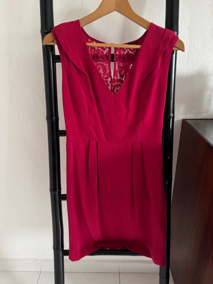 Warehouse cowl back dress cheap