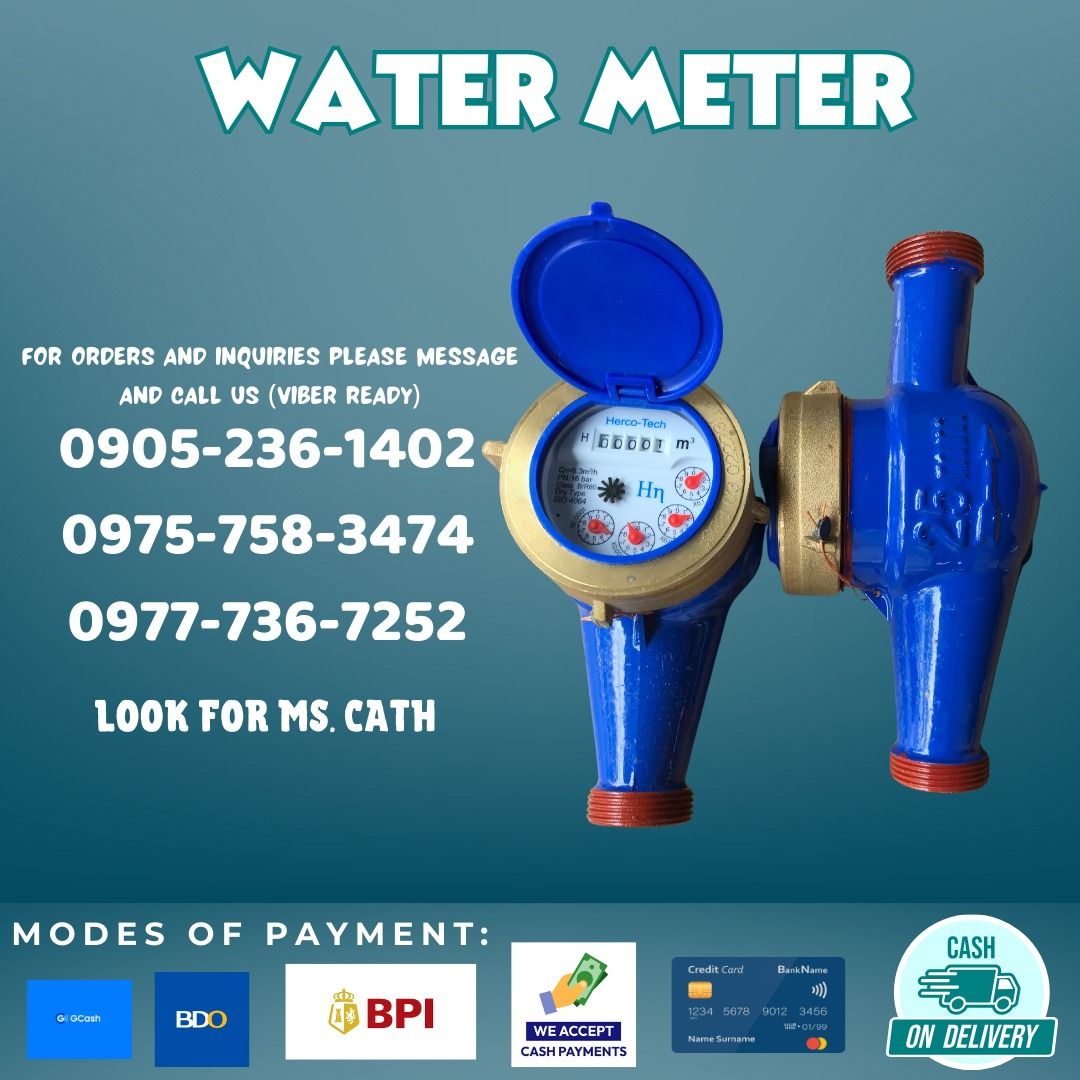 WATER METER (Category: Construction Tools & Equipment) located in Manila. Submitted by cathvesta_sales (Listing ID 1336036309, Image 1). Description: .