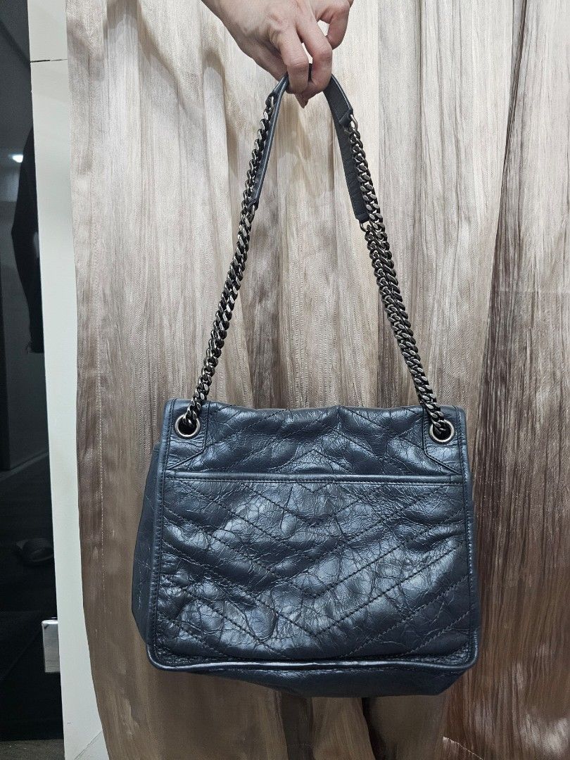 Ysl clutch grey hotsell