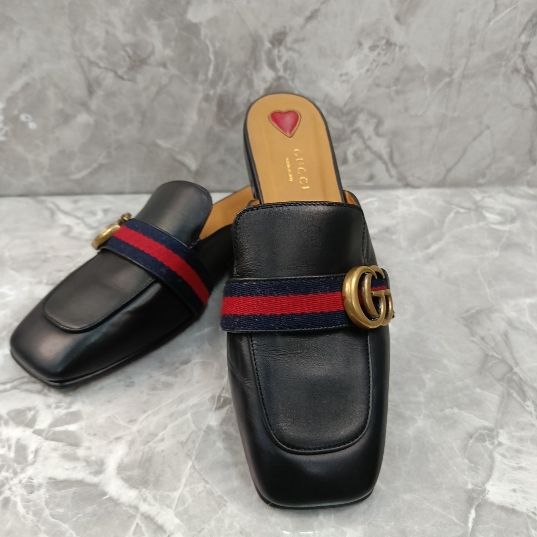 247006840 GUCCI SHOES SANDALS 423694 SIZE 37 1 2