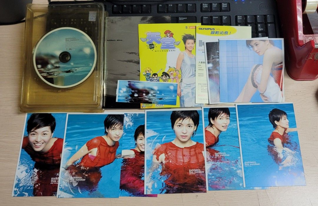 包郵] AK CD 梁詠琪Suddenly this summer 2001版附甫士咭相集及