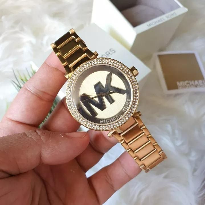 Parker gold tone watch michael kors new arrivals