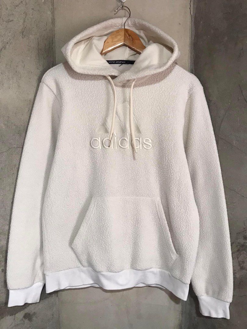 Adidas mens sherpa hoodie hot sale