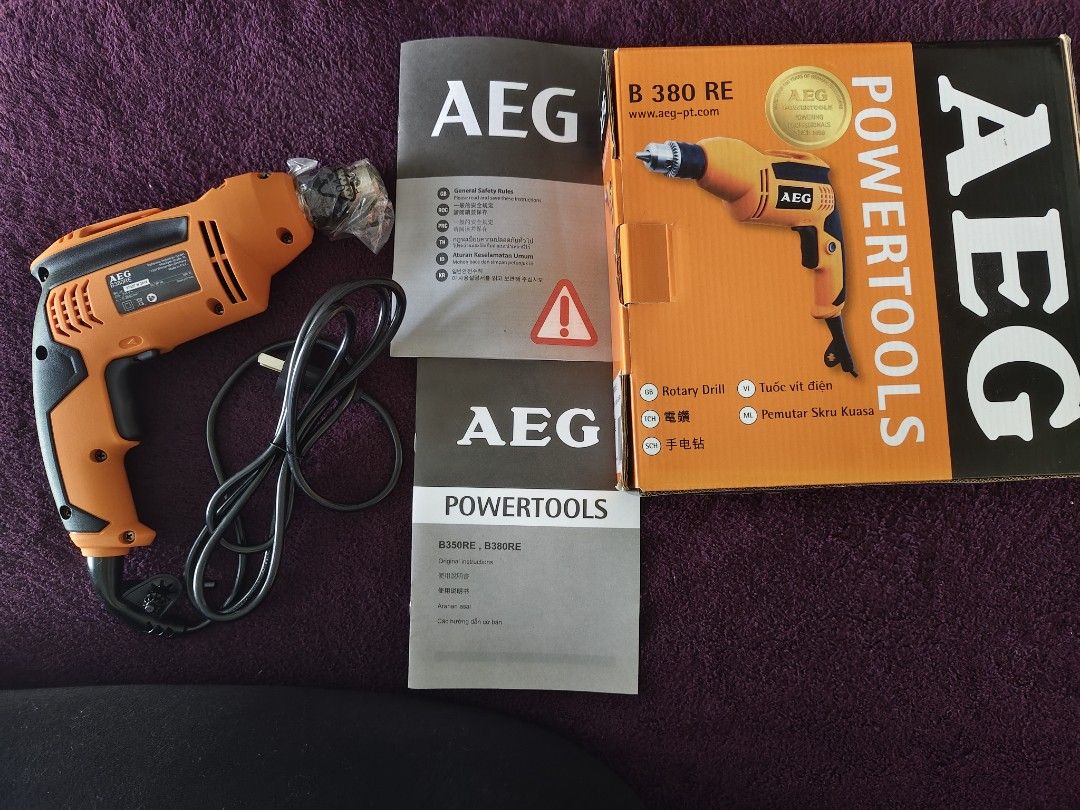AEG Power Drill. (Category: Construction Tools & Equipment) located in Quezon City. Submitted by Dmomlife (Listing ID 1336196660, Image 1). Description: Unused.