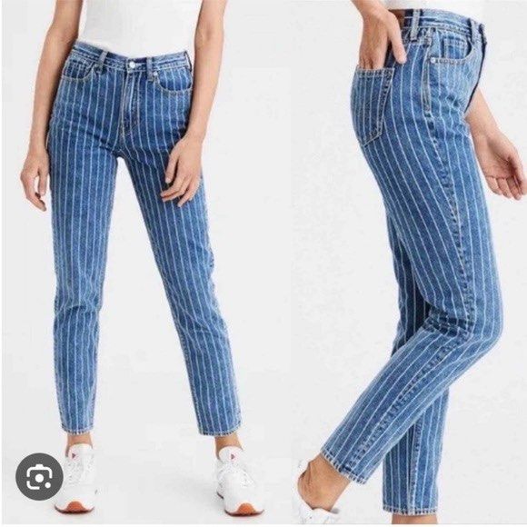 Striped pants american eagle on sale