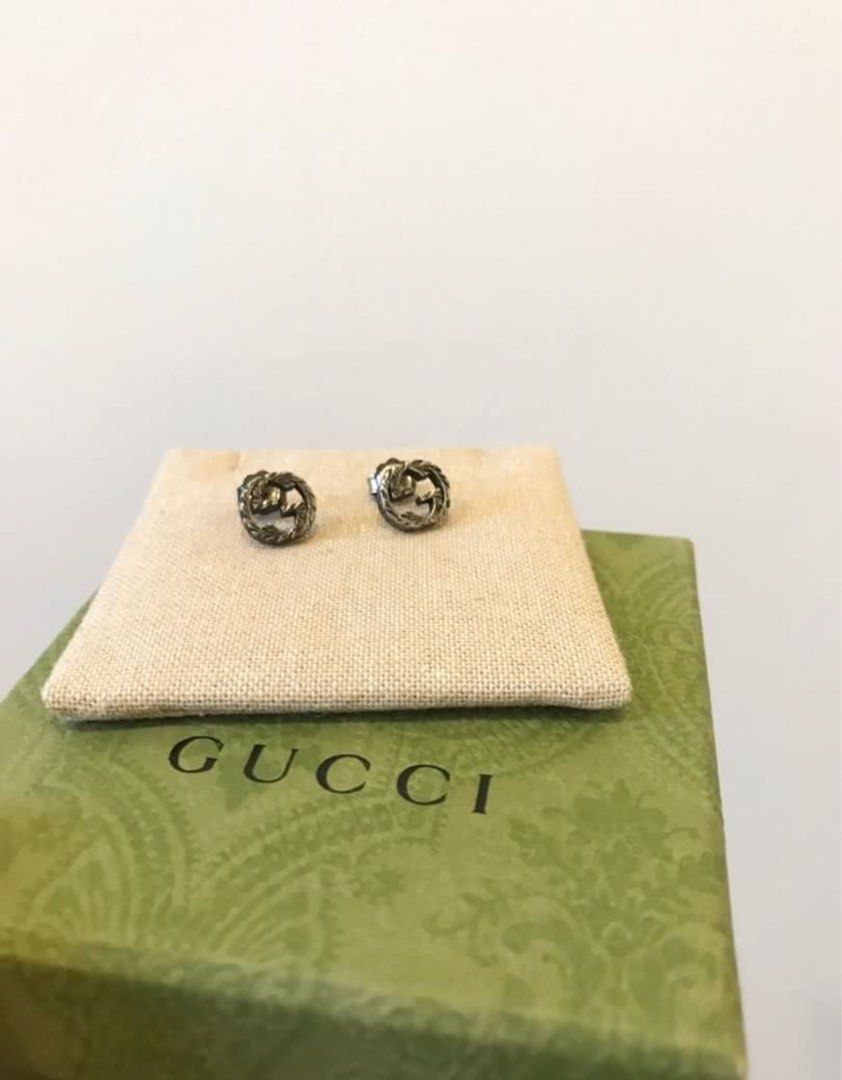 Gucci earrings interlocking shop