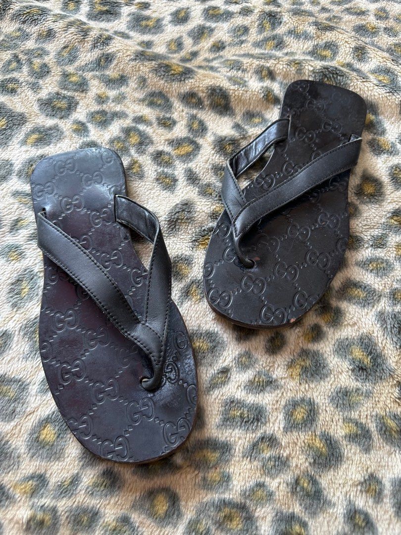 Authentic Gucci Tom Ford Slippers Men s Fashion Footwear Slippers Slides on Carousell