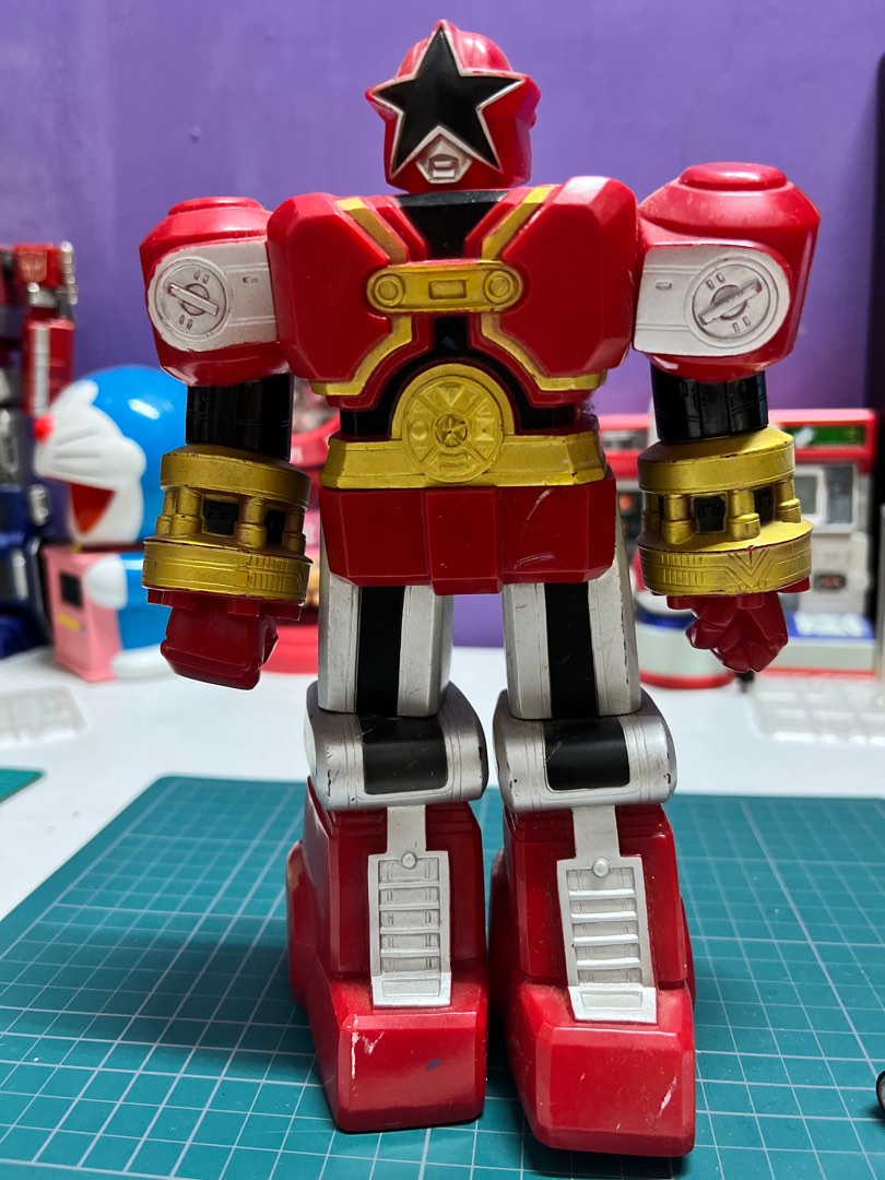Bandai Sofubi/Ohranger Chouriki Super Sentai Ohranger Red Puncher ...