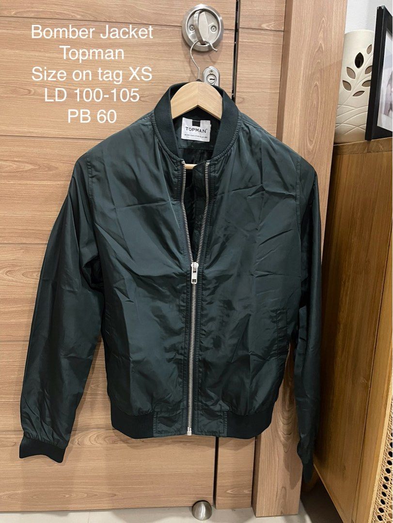 Green Top Man Jackets Bomber Jacket Topman Unisex Dark Green