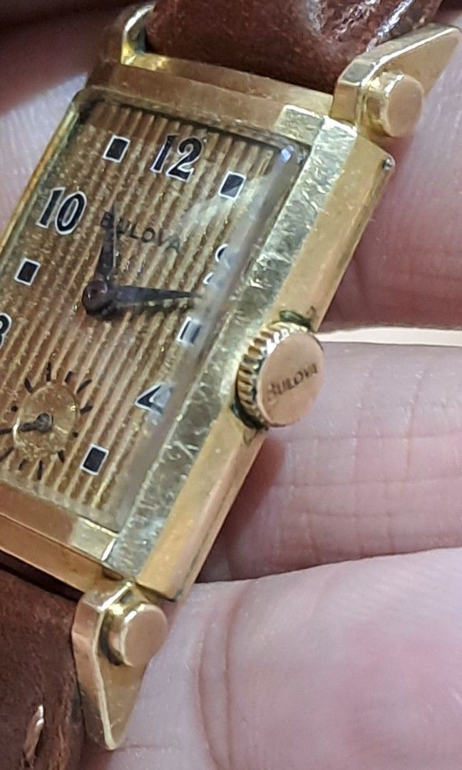 Vintage bulova mens watch online