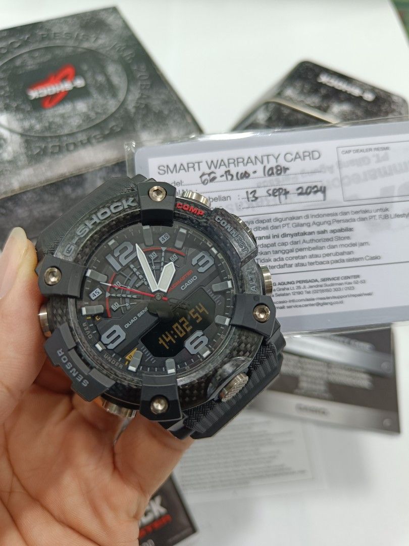 Film Protection écran Casio G-Shock Mudmaster GG-B100 - 2 Pièces, Ultra Clair, Anti-rayures