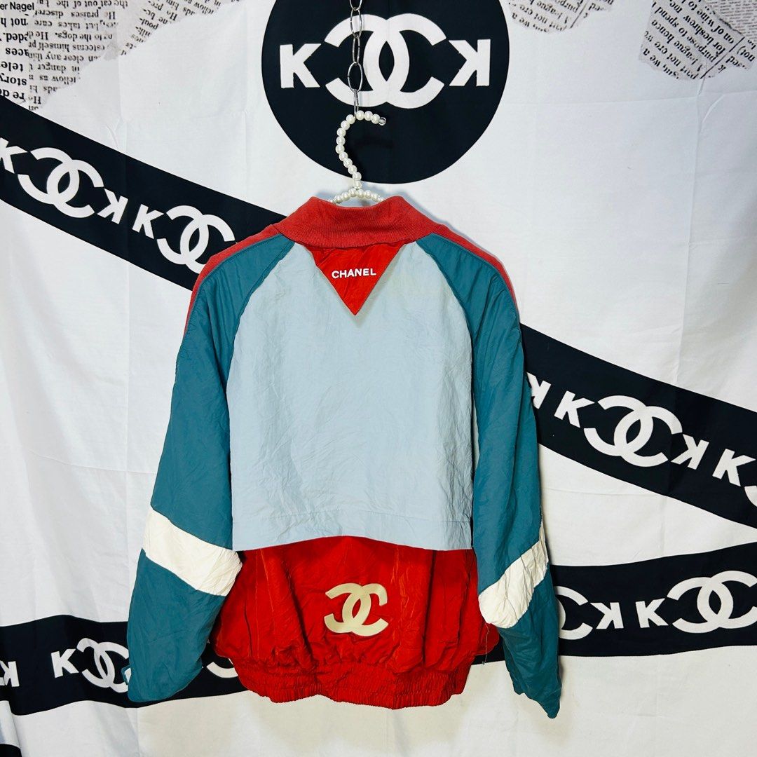 Chanel windbreaker jacket Luxury Apparel on Carousell