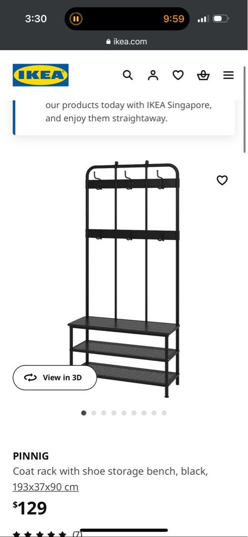 Coat rack with shoe storage bench Furniture Home Living Furniture Shelves Cabinets Racks on Carousell