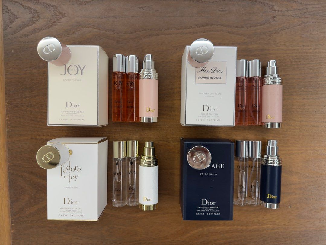 Dior SET of 3 20Ml Miss Dior Jadore in joy Dior Sauvage Dior Joy Beauty Personal Care Fragrance Deodorants on Carousell