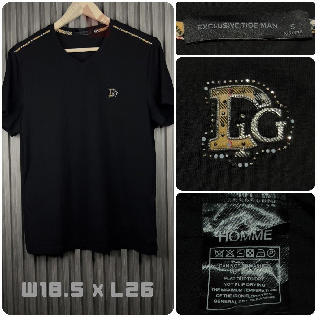 Exclusive Tide Man - Dig V-Neck Tee / Shirt (Category: Shirts) located in Davao. Submitted by thrftipidity (Listing ID 1336274354, Image 1). Description: 📌 Item Code: TT82 📌 Color Rate: 9.9/10 📌 Condition: Like New 📌 Size: S on Tag 📌 Dimensions: 18.5x26 📌 Issue: None ⛳️ Location: Catalunan Grande, Davao City 🚚 Free Delivery within Catalunan Grande 📦 Shipping nationwide via J&T 💳 Payment First: GCash/Maya/Bank Transfer ⛔ No Cancellation ⛔