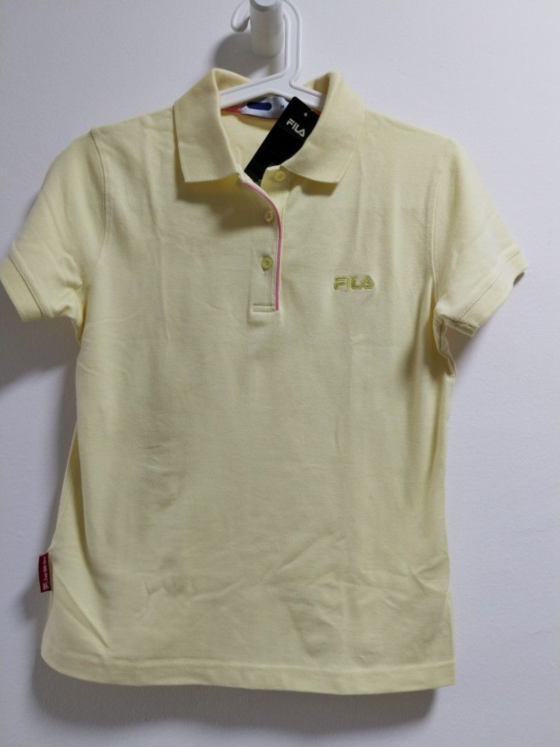 Fila polo womens yellow new arrivals