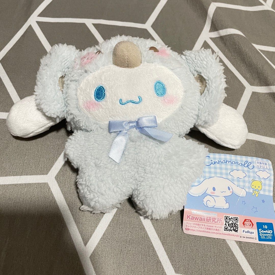 Furyu Cinnamoroll plushies (Category: Plushies & Soft Toys) located in Bulacan. Submitted by avenade (Listing ID 1336261459, Image 3). Description: 750 each Authentic Furyu plushie.