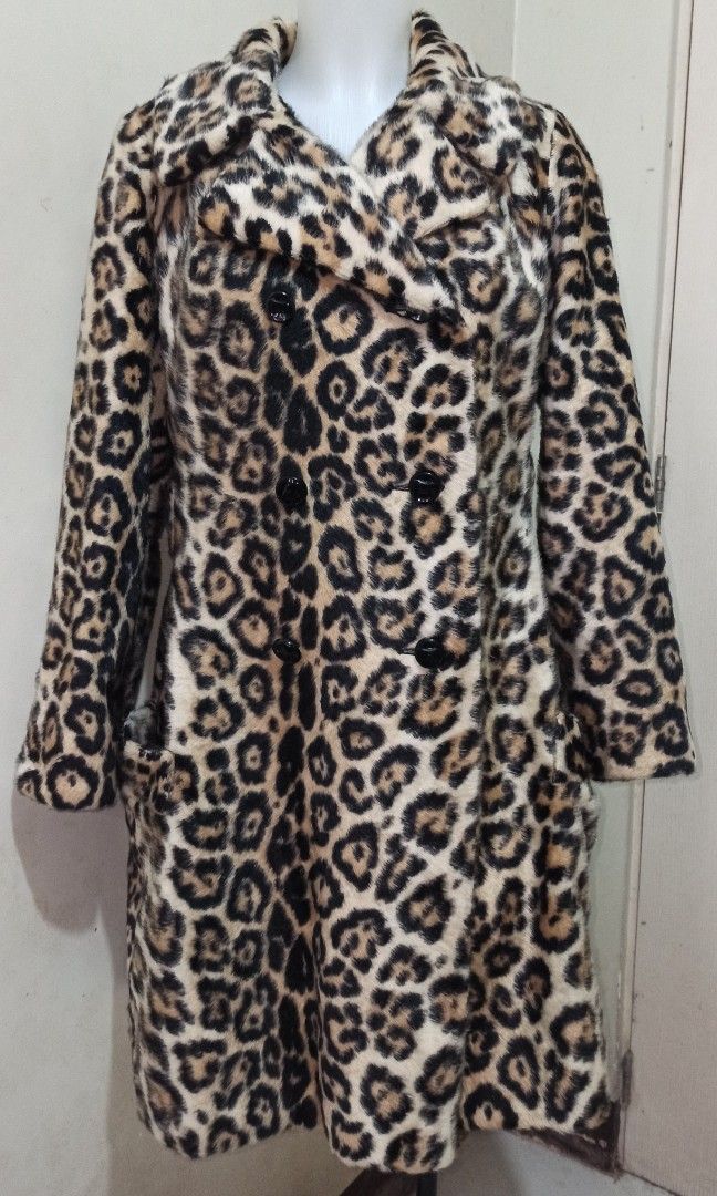 Vintage cheetah fur coat hot sale