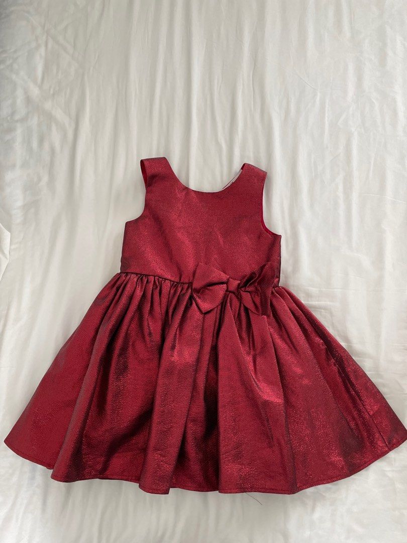 h&m christmas dress girl H&M Girls Size 8/10 Cap Sleeve Reindeer Tan Dress Winter Christmas Holiday
