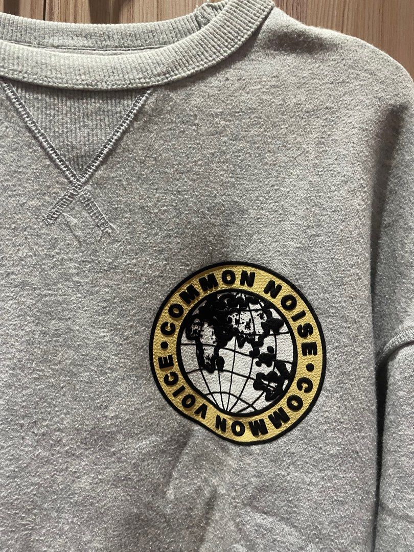 H M L.O.G.G. Gray Grey Common Noise Common Voice Sweater Men s Fashion Coats Jackets and Outerwear on Carousell
