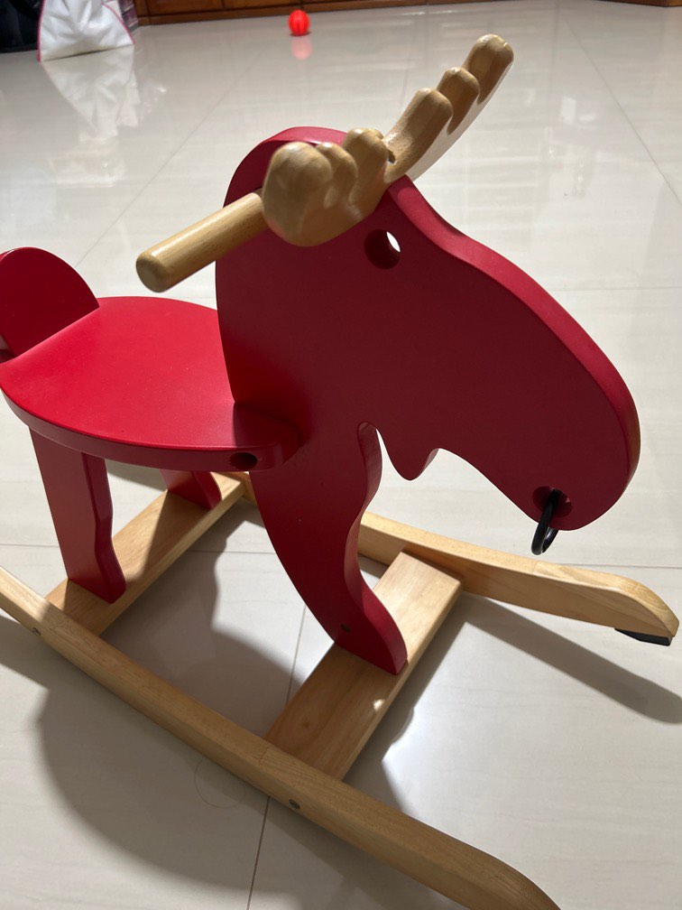 Ikea ekorre rocking moose sales