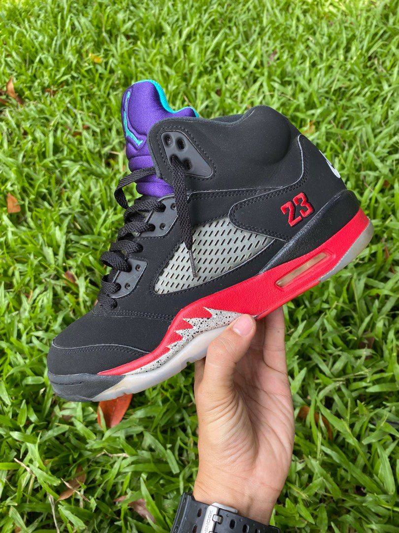 jordan 5 top 3 on feet