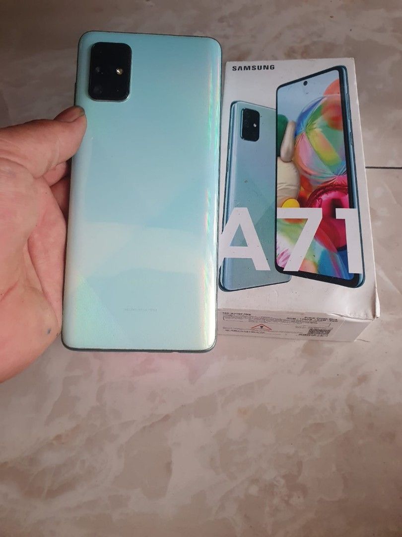 Harga Samsung Galaxy A71 Samsung A71 Prism Crush Blue Samsung