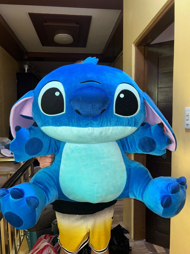 Jumbo Disney Stitch from Japan (Category: Plushies & Soft Toys) located in Macabebe. Submitted by omochayaph (Listing ID 1336222555, Image 1). Description: 📌Please read carefully📌 👉Size: Approx. 31” 👉Please manage your expectations on Japan Surplus Item. 👉All items are Authentic/ Original. 👉Country of Origin: Japan🇯🇵 👉All Fragile items will be wrapped in bubble wrap and placed in a box to ensure that your item will be safe. 👉Please cons