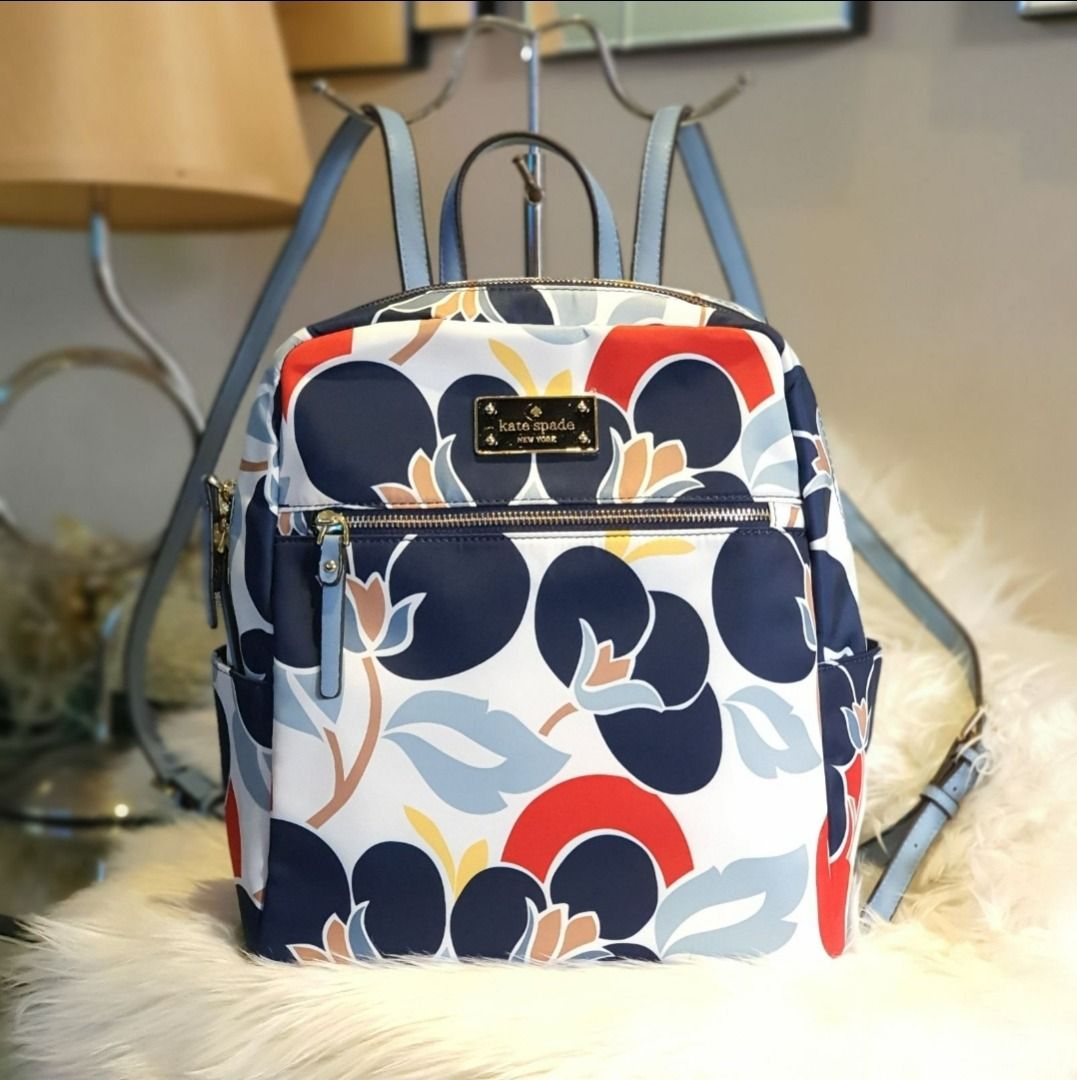 Kate spade backpack with side pockets clearance
