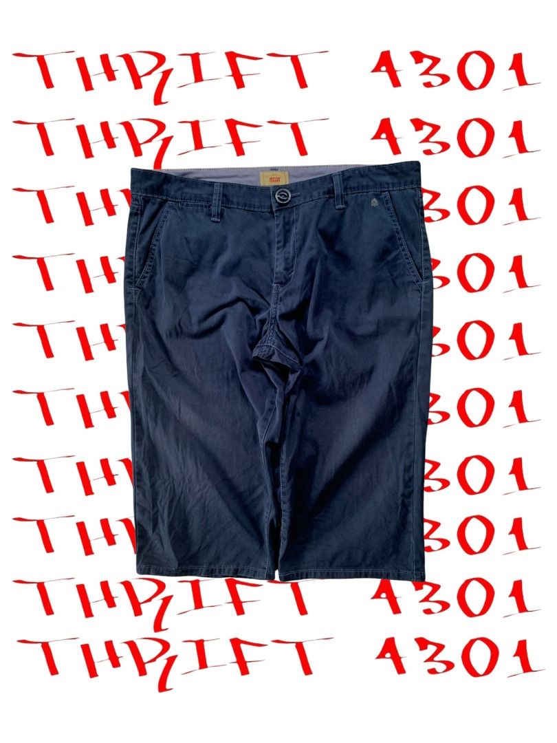 Levi's navy blue cargo shorts hot sale
