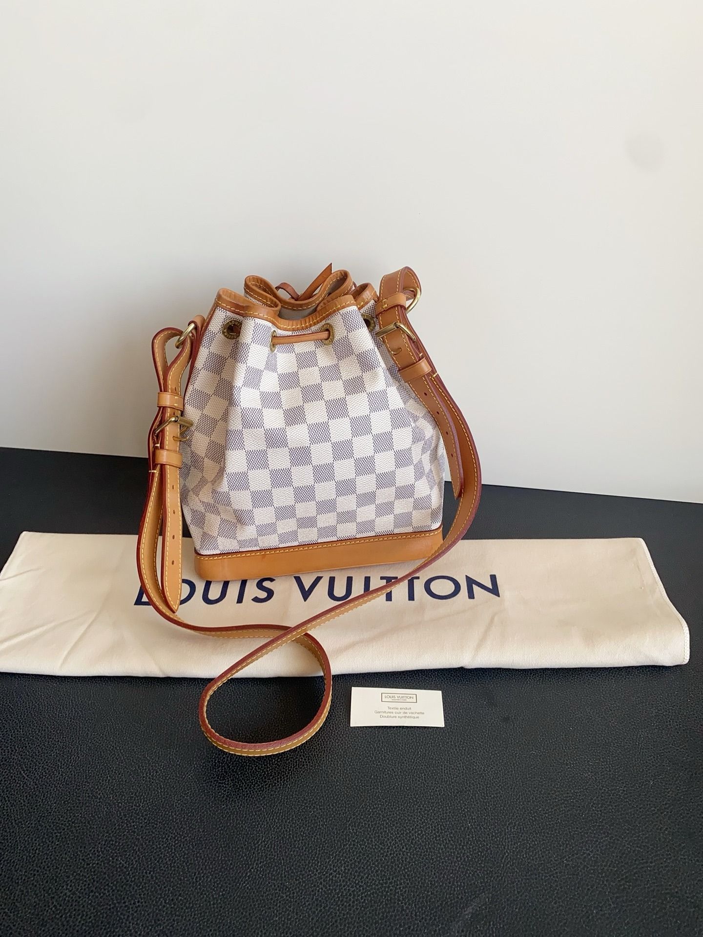 Louis Vuitton Noe BB in Damier Azur, Luxury, Bags Wallets on - Main Image