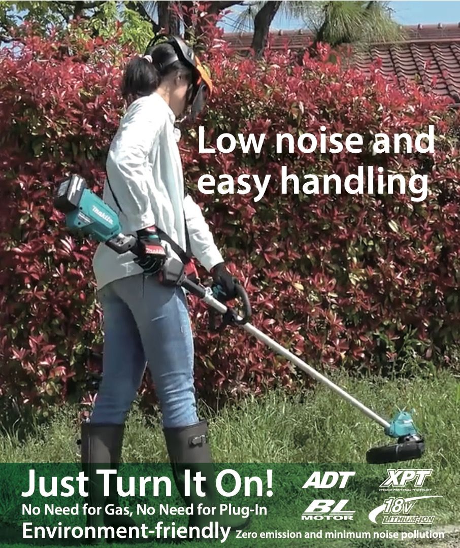 Makita DUR187LZ 18V Cordless Brushless Grass Trimmer Well Used and in Perfect Working Order Furniture Home Living Gardening Grass Mowers Trimmers on Carousell